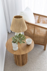The Bay rattan and teak Arm Chair, Magnolia Lane coastal style furniture 8