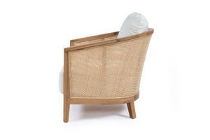 The Bay rattan and teak Arm Chair, Magnolia Lane coastal style furniture 10