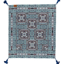 Load image into Gallery viewer, Turquoise Drift Picnic Rug - Magnolia Lane