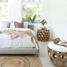 Load image into Gallery viewer, William Side Table (glass top) - Magnolia Lane