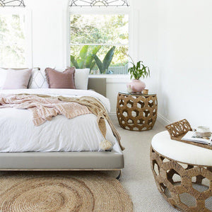 William Side Table (glass top) - Magnolia Lane