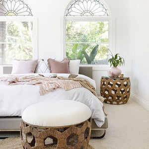 William Side Table (glass top) - Magnolia Lane