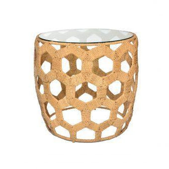 William Side Table (glass top) - Magnolia Lane